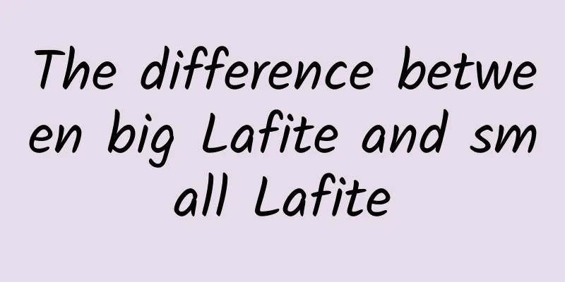 The difference between big Lafite and small Lafite