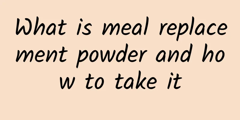 What is meal replacement powder and how to take it