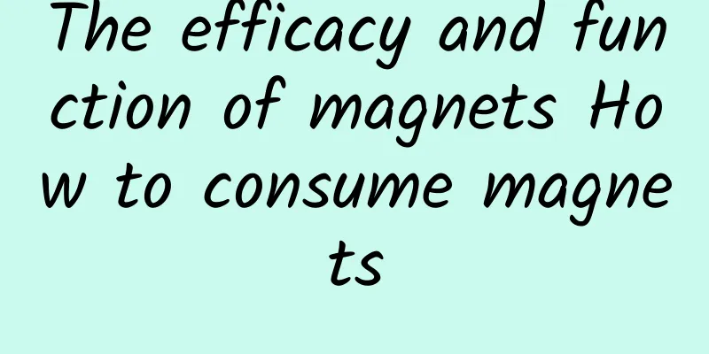 The efficacy and function of magnets How to consume magnets