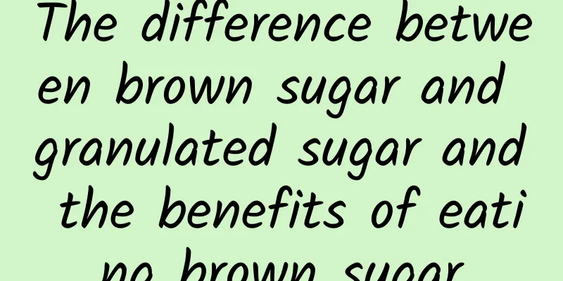 The difference between brown sugar and granulated sugar and the benefits of eating brown sugar