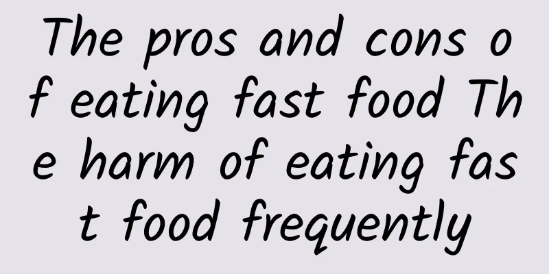 The pros and cons of eating fast food The harm of eating fast food frequently