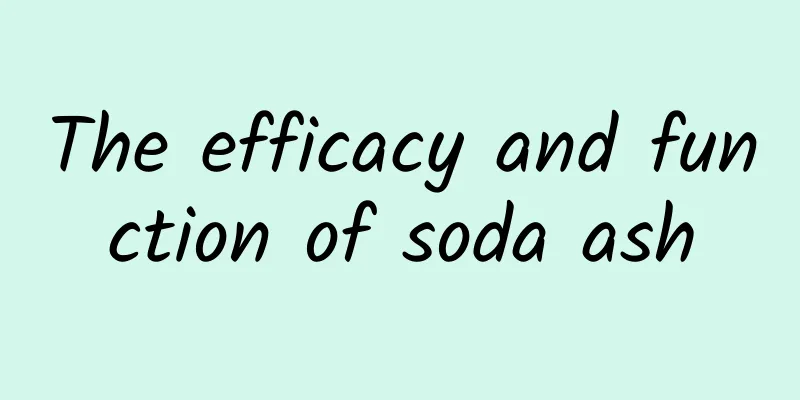 The efficacy and function of soda ash