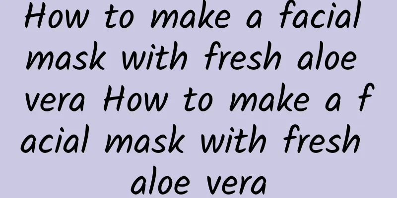 How to make a facial mask with fresh aloe vera How to make a facial mask with fresh aloe vera