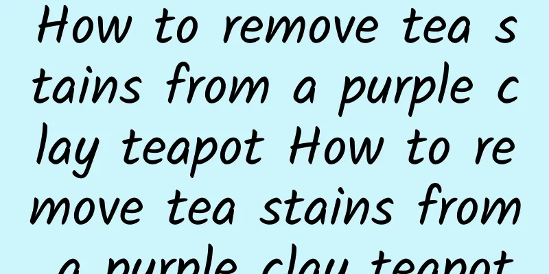 How to remove tea stains from a purple clay teapot How to remove tea stains from a purple clay teapot