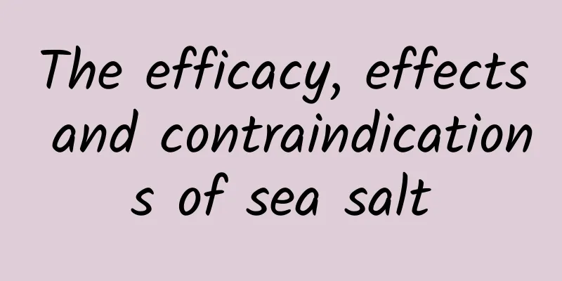 The efficacy, effects and contraindications of sea salt