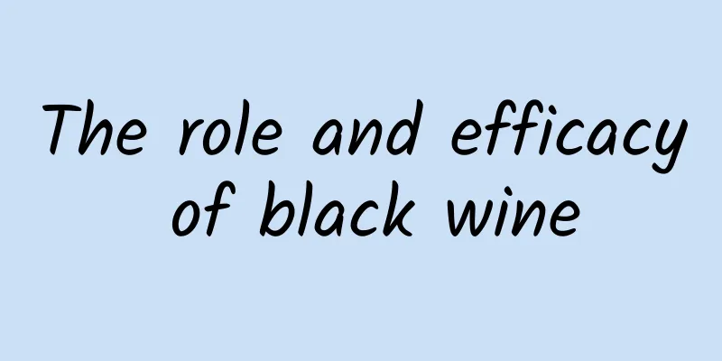 The role and efficacy of black wine