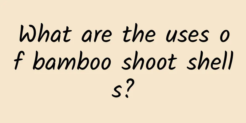 What are the uses of bamboo shoot shells?