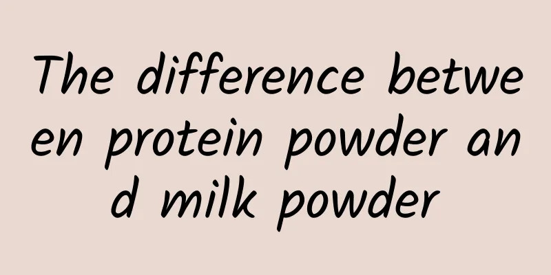 The difference between protein powder and milk powder