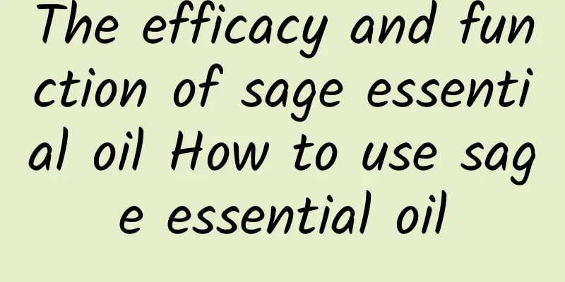 The efficacy and function of sage essential oil How to use sage essential oil