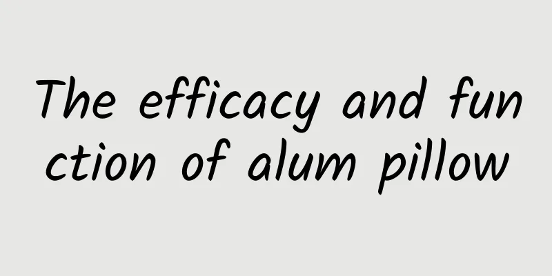 The efficacy and function of alum pillow