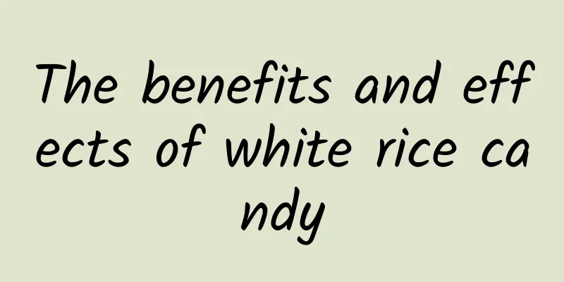 The benefits and effects of white rice candy