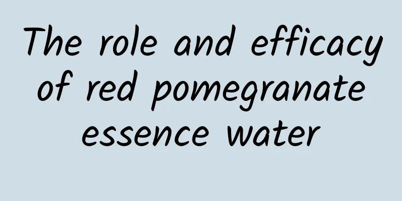 The role and efficacy of red pomegranate essence water