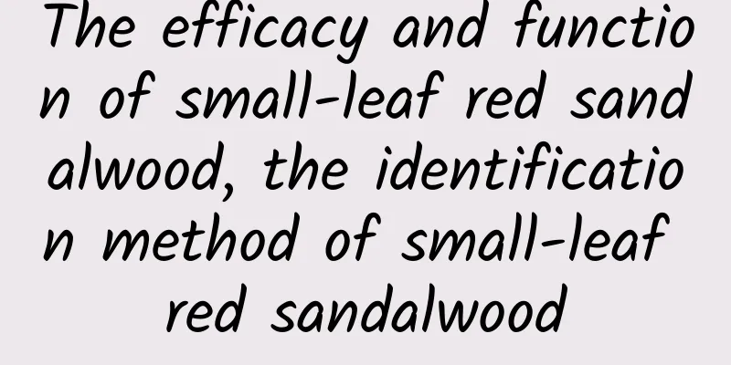 The efficacy and function of small-leaf red sandalwood, the identification method of small-leaf red sandalwood