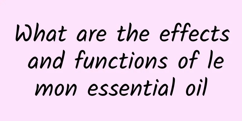 What are the effects and functions of lemon essential oil