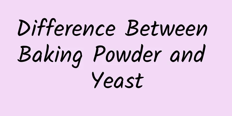 Difference Between Baking Powder and Yeast