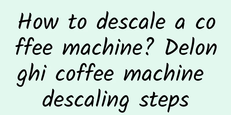 How to descale a coffee machine? Delonghi coffee machine descaling steps