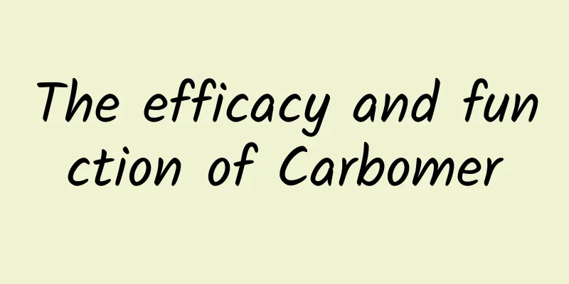 The efficacy and function of Carbomer