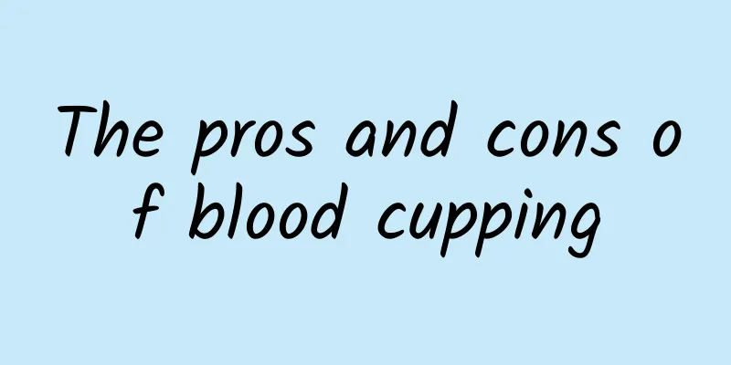 The pros and cons of blood cupping