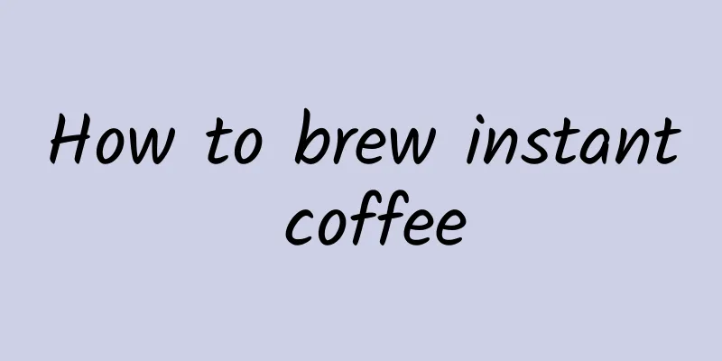 How to brew instant coffee