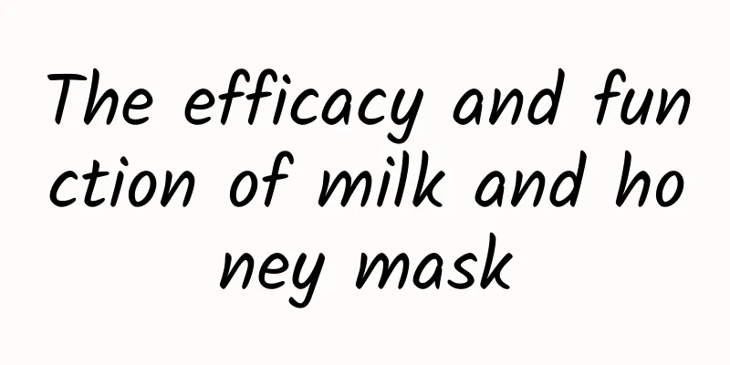 The efficacy and function of milk and honey mask