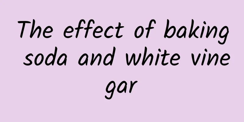 The effect of baking soda and white vinegar