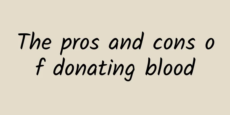 The pros and cons of donating blood