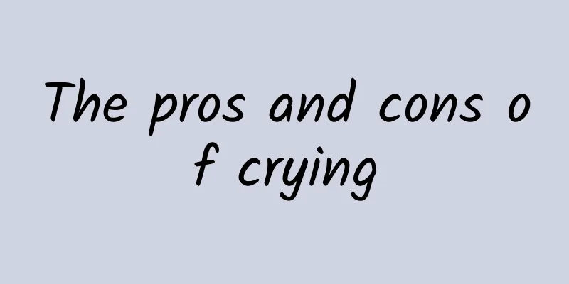 The pros and cons of crying