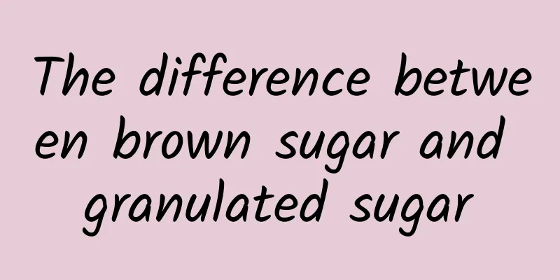 The difference between brown sugar and granulated sugar