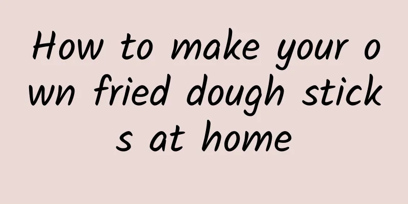 How to make your own fried dough sticks at home