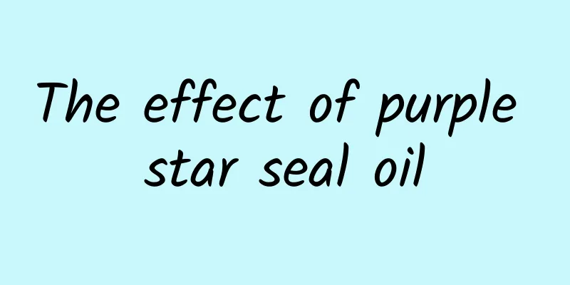 The effect of purple star seal oil