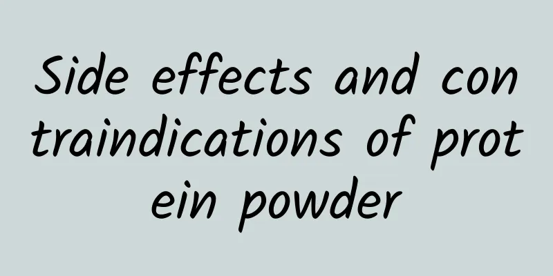 Side effects and contraindications of protein powder