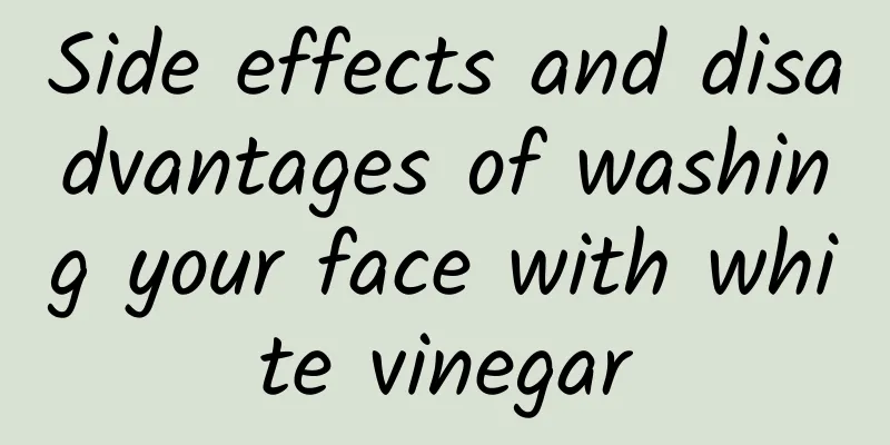 Side effects and disadvantages of washing your face with white vinegar