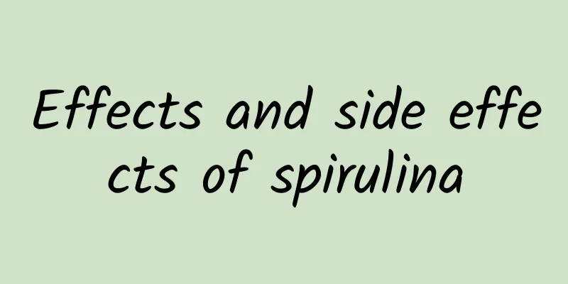 Effects and side effects of spirulina