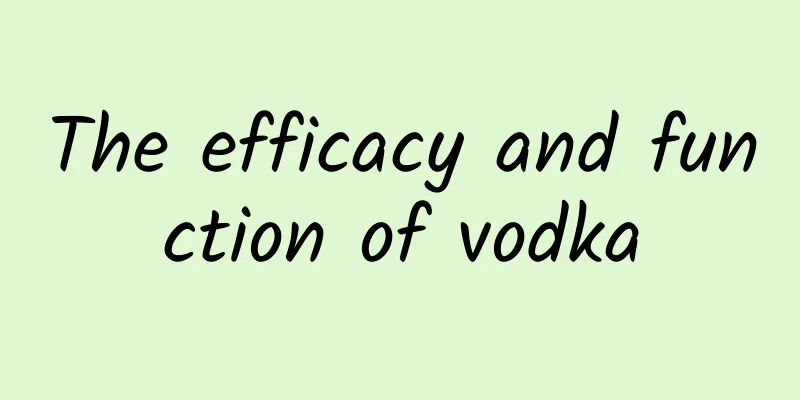 The efficacy and function of vodka