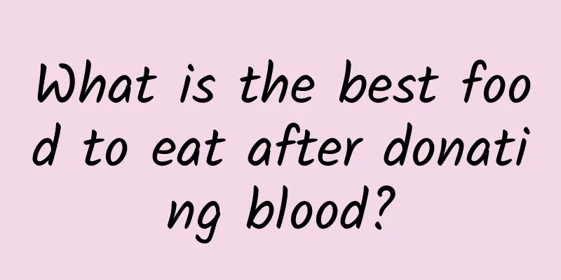 What is the best food to eat after donating blood?