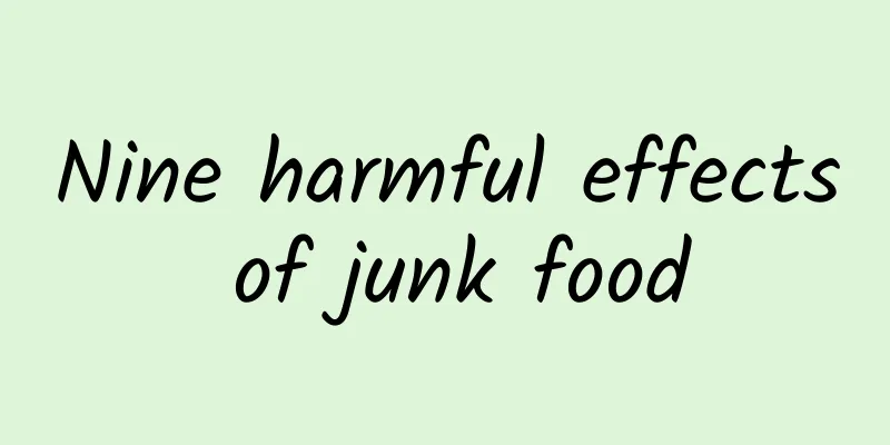 Nine harmful effects of junk food