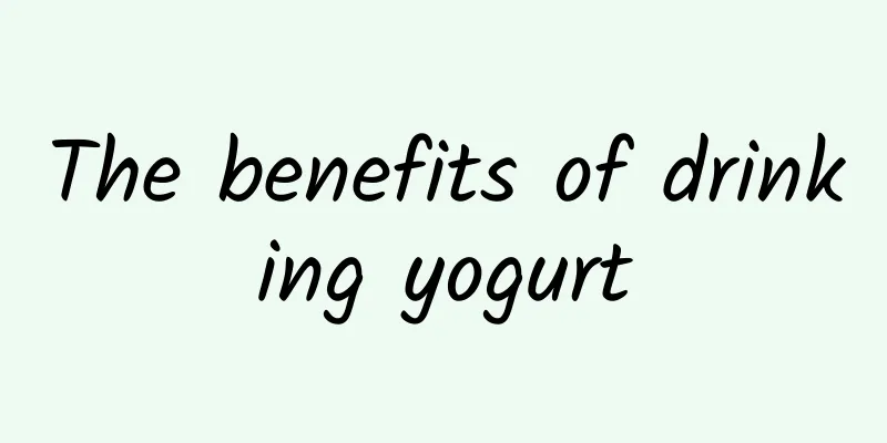 The benefits of drinking yogurt