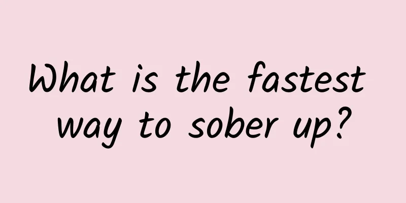 What is the fastest way to sober up?