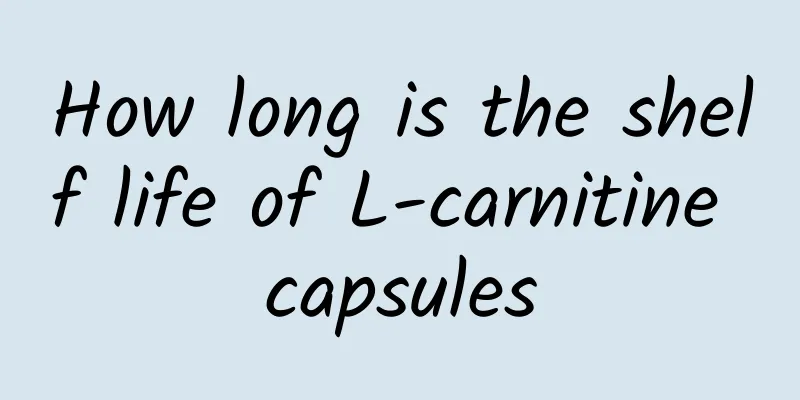 How long is the shelf life of L-carnitine capsules