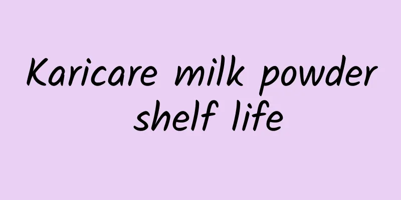 Karicare milk powder shelf life