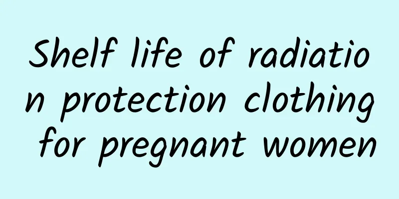 Shelf life of radiation protection clothing for pregnant women