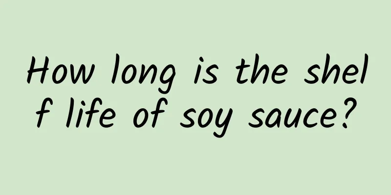 How long is the shelf life of soy sauce?