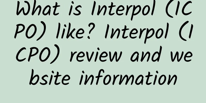 What is Interpol (ICPO) like? Interpol (ICPO) review and website information