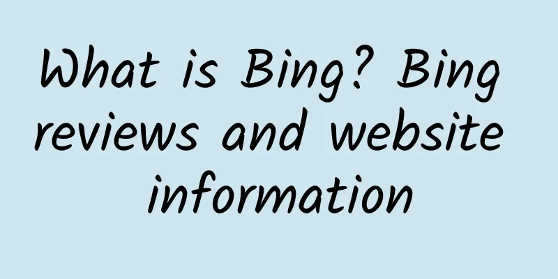 What is Bing? Bing reviews and website information