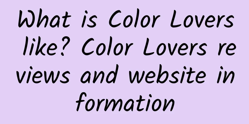 What is Color Lovers like? Color Lovers reviews and website information