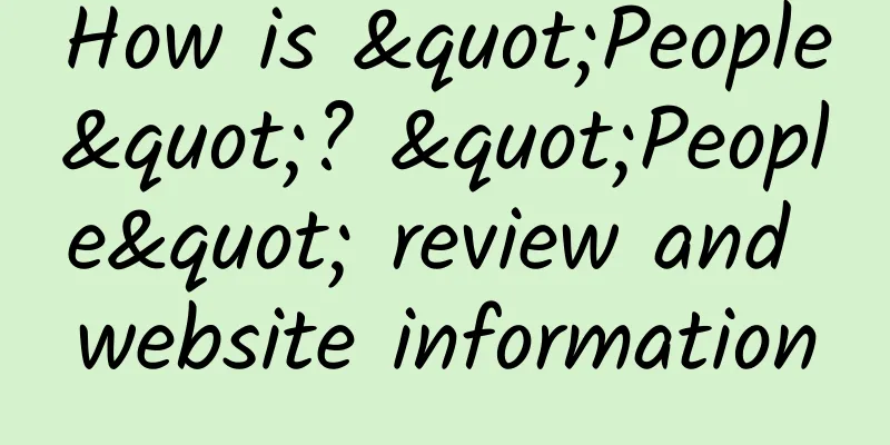 How is "People"? "People" review and website information