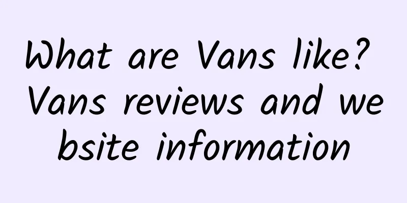 What are Vans like? Vans reviews and website information