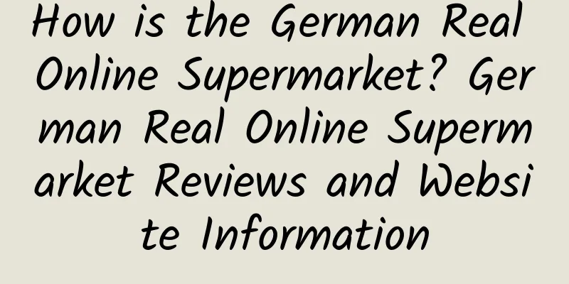 How is the German Real Online Supermarket? German Real Online Supermarket Reviews and Website Information