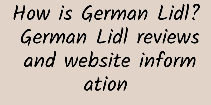 How is German Lidl? German Lidl reviews and website information
