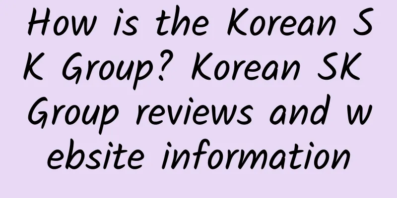 How is the Korean SK Group? Korean SK Group reviews and website information